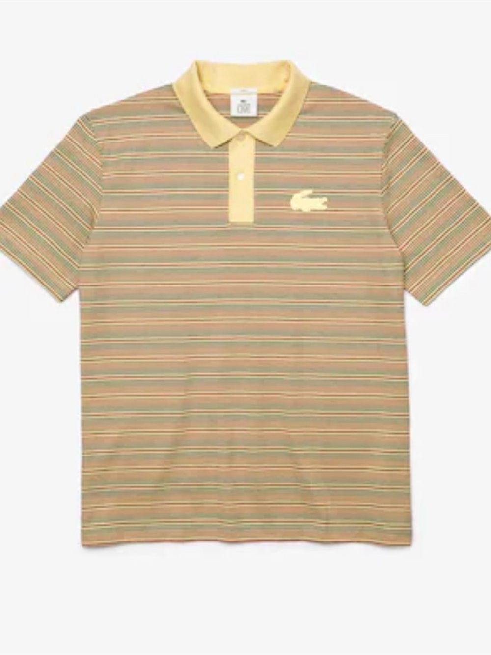 Unisex LIVE Loose Fit Striped Cotton Polo